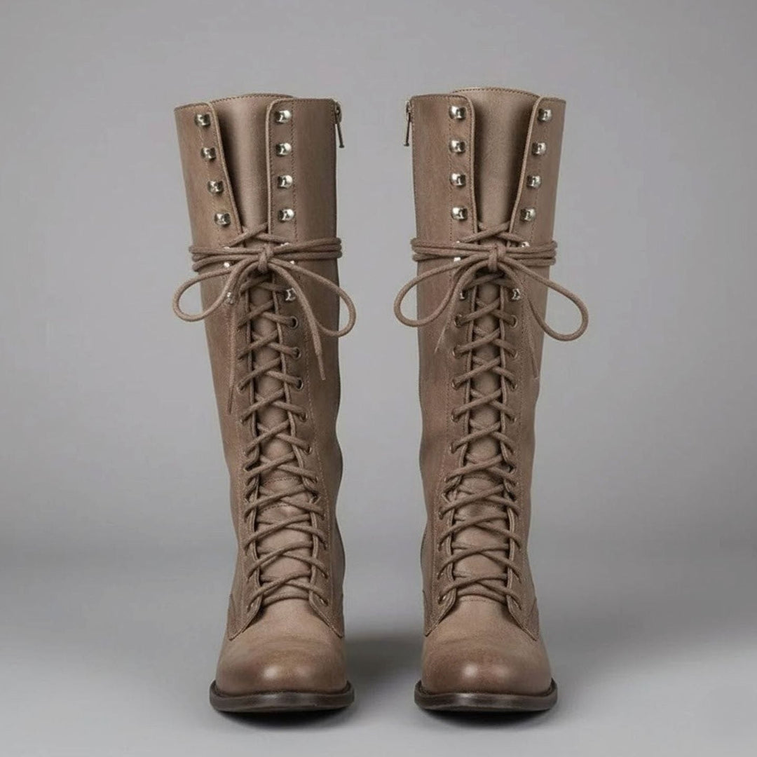Womens Zip Front Boots