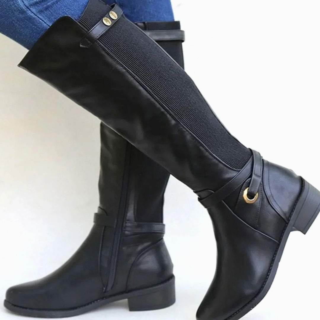 Womens Zip Front Boots