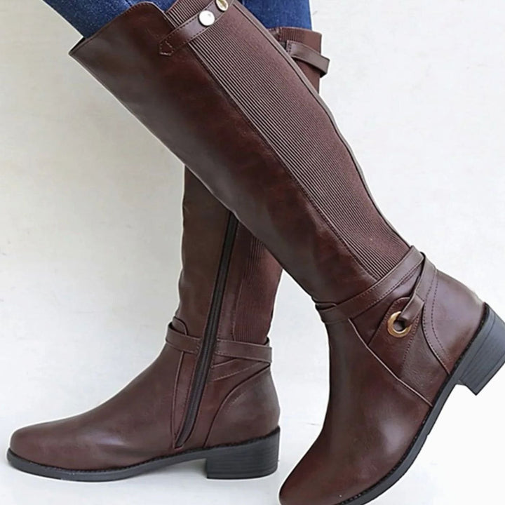 Womens Zip Front Boots