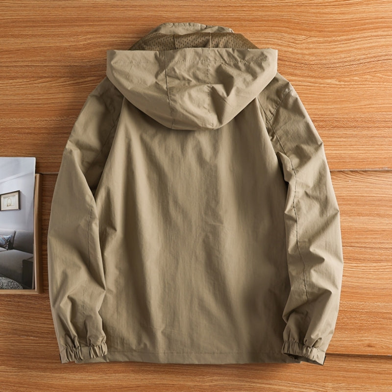 Hooded Water Resistant Waterproof Jacket